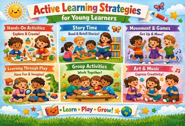 Active Learning Strategies for Young Learners